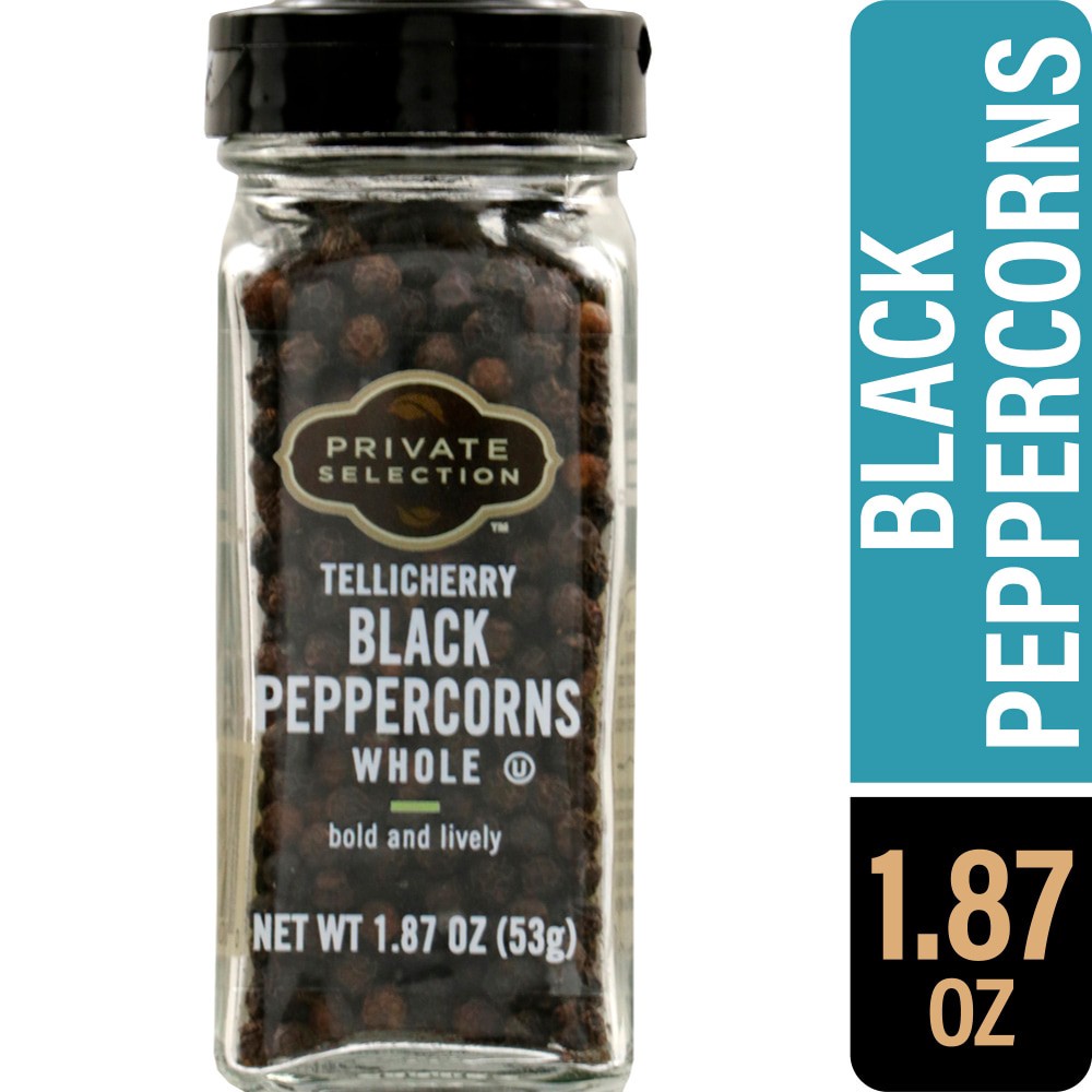 slide 2 of 3, Private Selection Tellicherry Whole Black Peppercorns, 1.87 oz