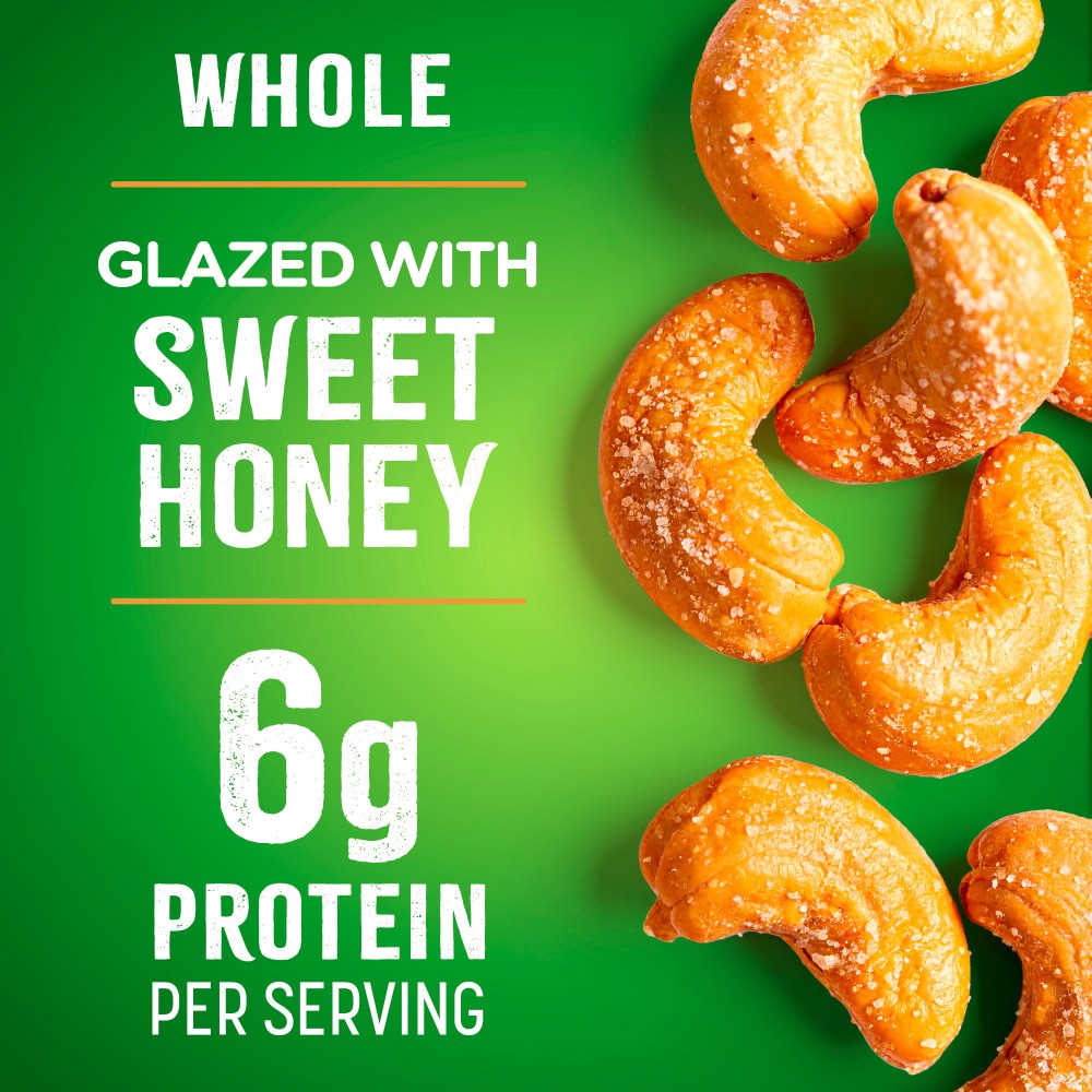 slide 3 of 4, Kroger Honey Roasted Cashews, 9.5 oz