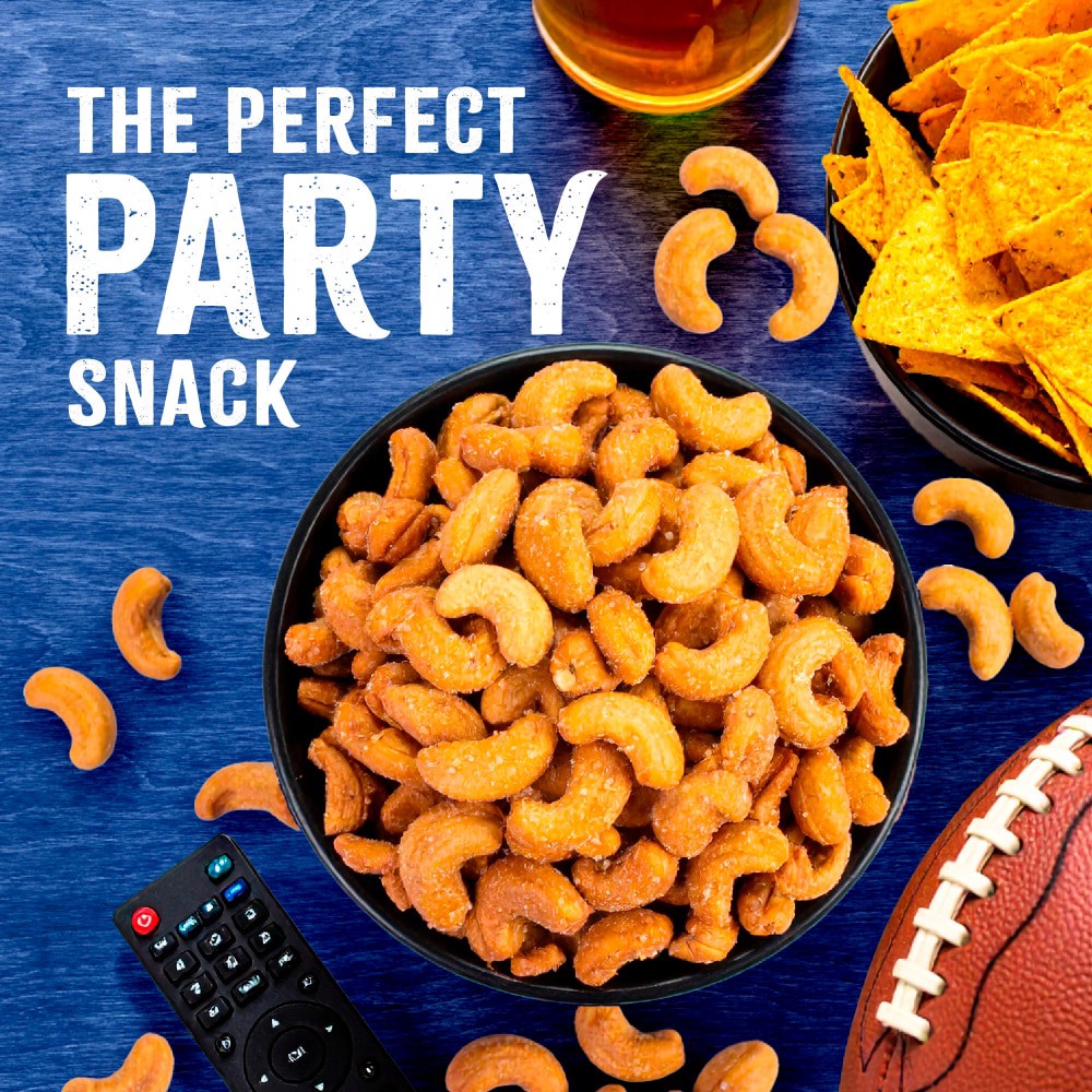 slide 2 of 4, Kroger Honey Roasted Cashews, 9.5 oz