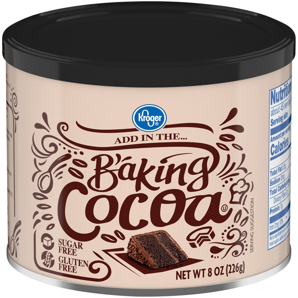 slide 2 of 3, Kroger Baking Cocoa, 8 oz