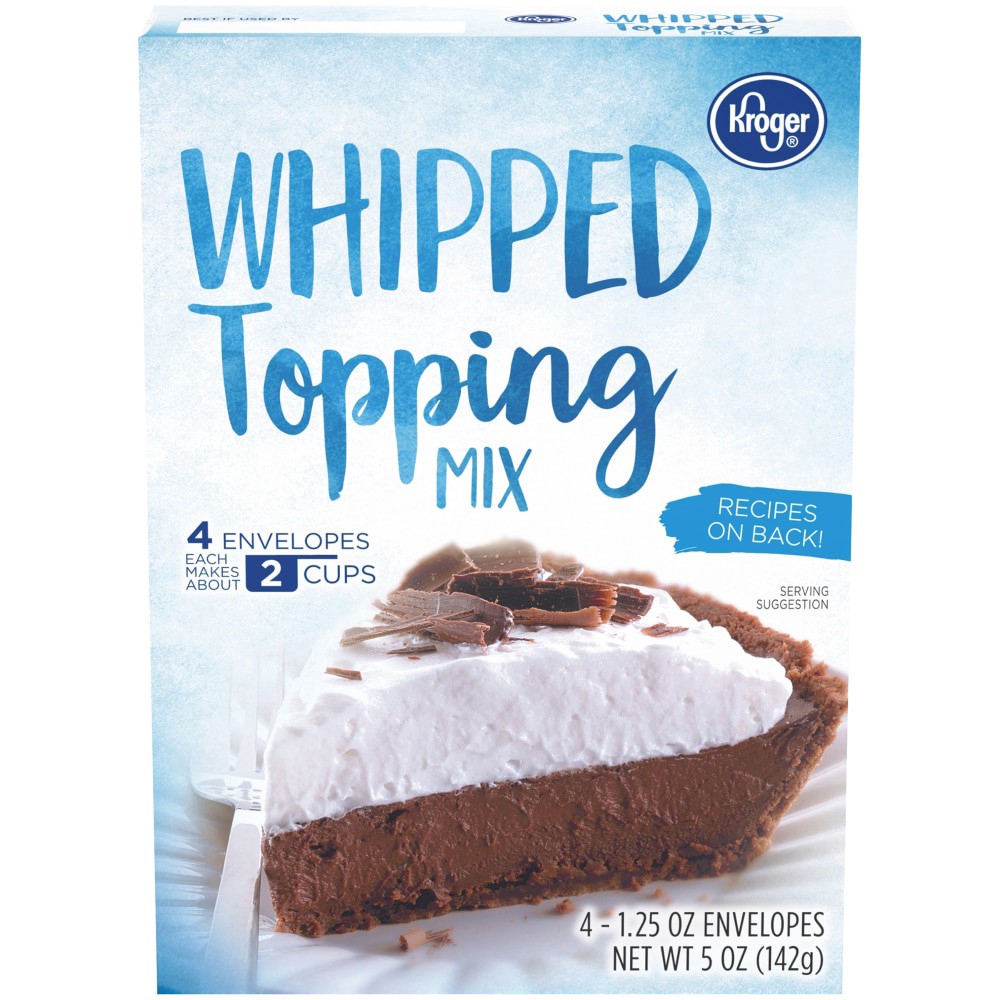 slide 4 of 5, Kroger Whipped Topping Mix - 4 ct; 1.25 oz, 4 ct; 1.25 oz