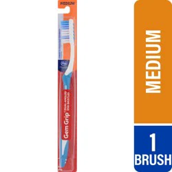 Kroger® Gem Grip® Diamond Head Toothbrush with Medium Bristles