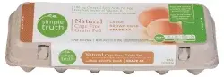 Simple Truth Natural Cage Free Grain Fed Grade Aa Large Brown Eggs