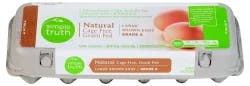 Simple Truth Natural Cage Free Grade A Large Brown Eggs
