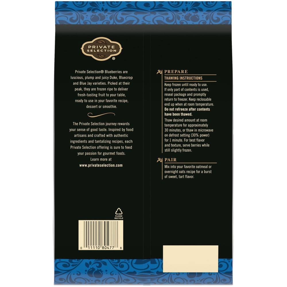 slide 2 of 5, Private Selection Blueberries, 48 oz