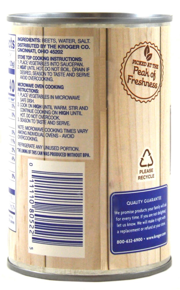 slide 3 of 4, Kroger Whole Beets, 15 oz