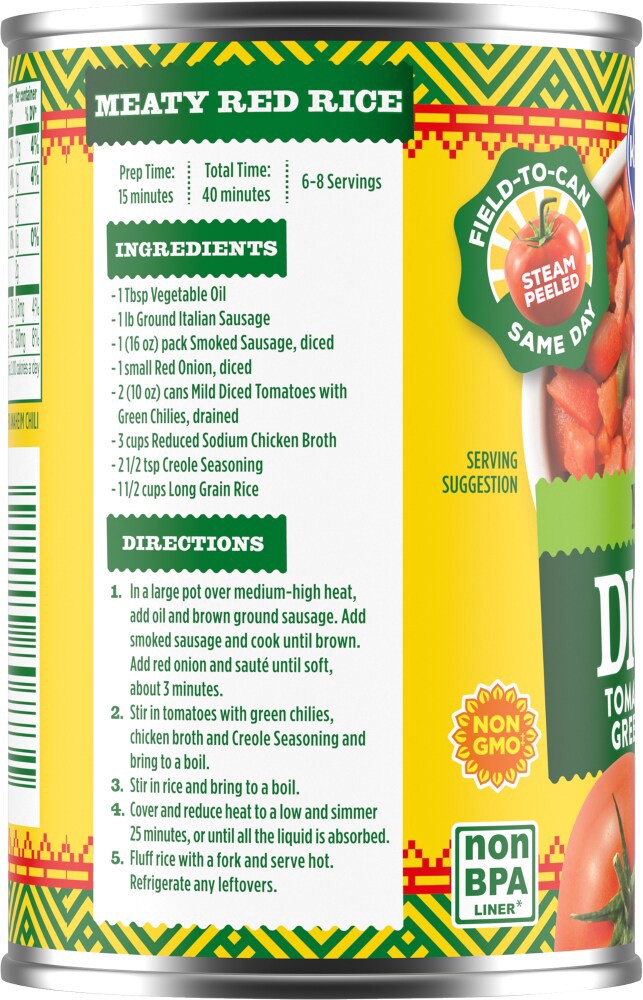 slide 4 of 4, Kroger Mild Diced Tomatoes With Green Chilies, 10 oz