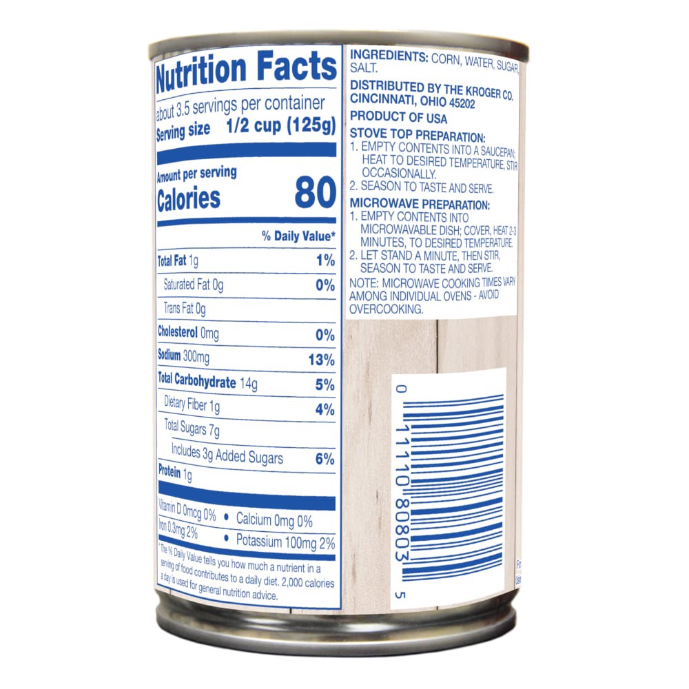 slide 2 of 3, Kroger Swt Golden Corn, 15.25 oz