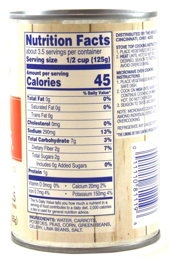 slide 2 of 3, Kroger Mixed Vegetables, 15 oz