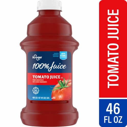 slide 1 of 4, Kroger® 100% Tomato Juice, 46 fl oz
