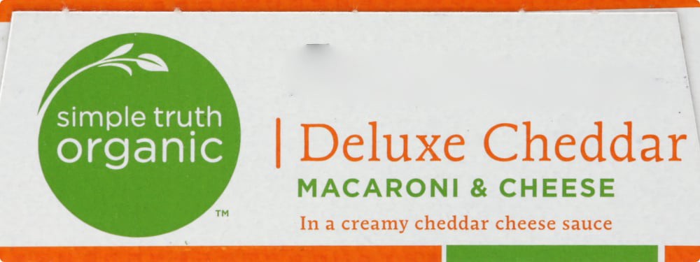 slide 2 of 4, Simple Truth Organic Deluxe Cheddar Macaroni & Cheese, 6 oz