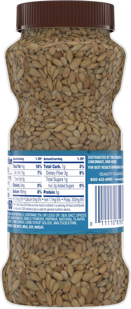 slide 2 of 4, Kroger Dry Roasted Sunflower Kernels, 7.25 oz