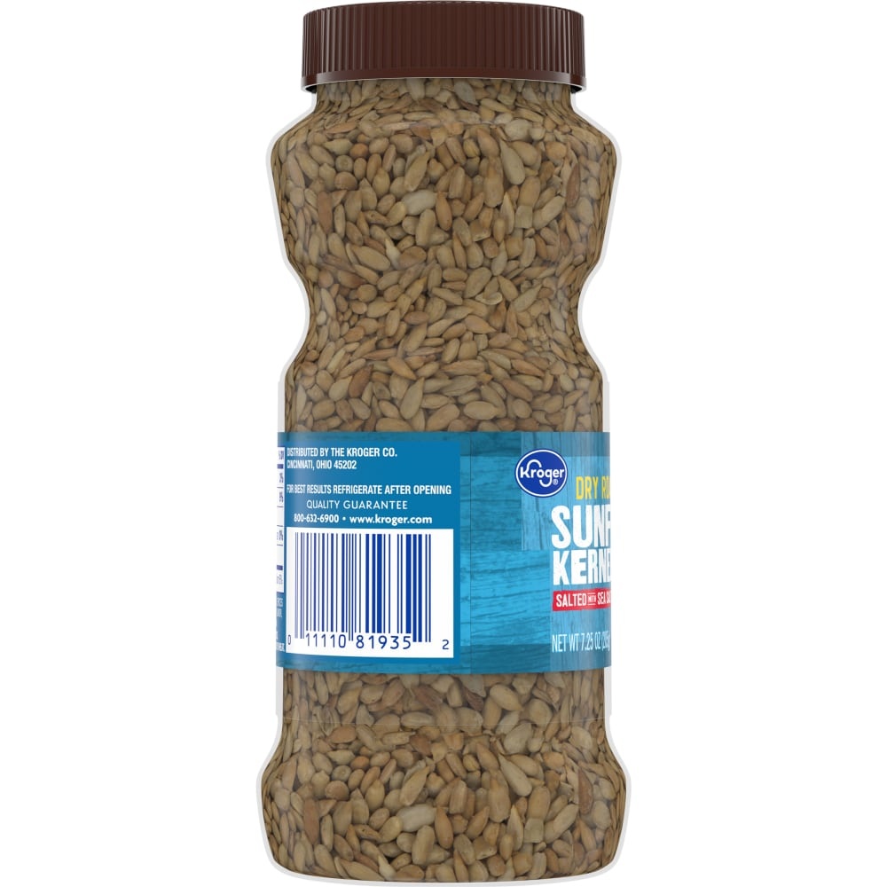 slide 4 of 4, Kroger Dry Roasted Sunflower Kernels, 7.25 oz