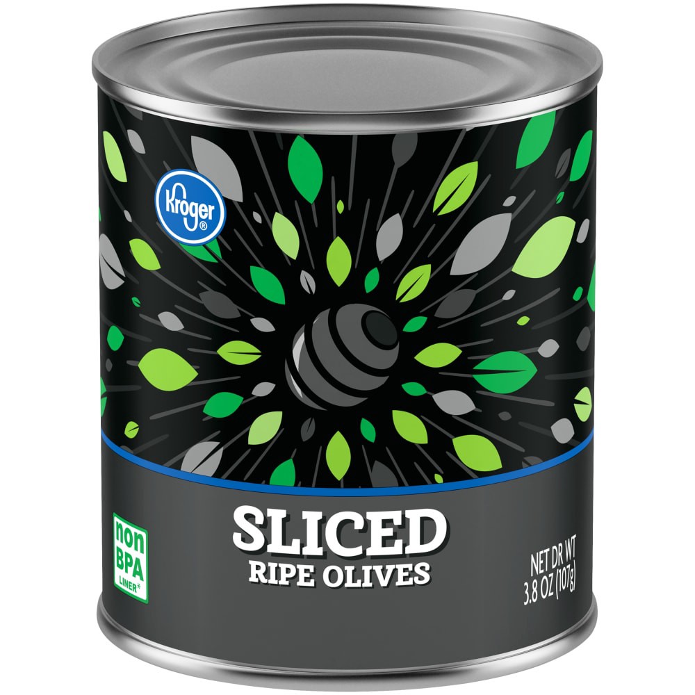 slide 2 of 3, Kroger Sliced Ripe Olives, 3.8 oz