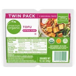 Simple Truth Organic Extra Firm Tofu Twin Pack