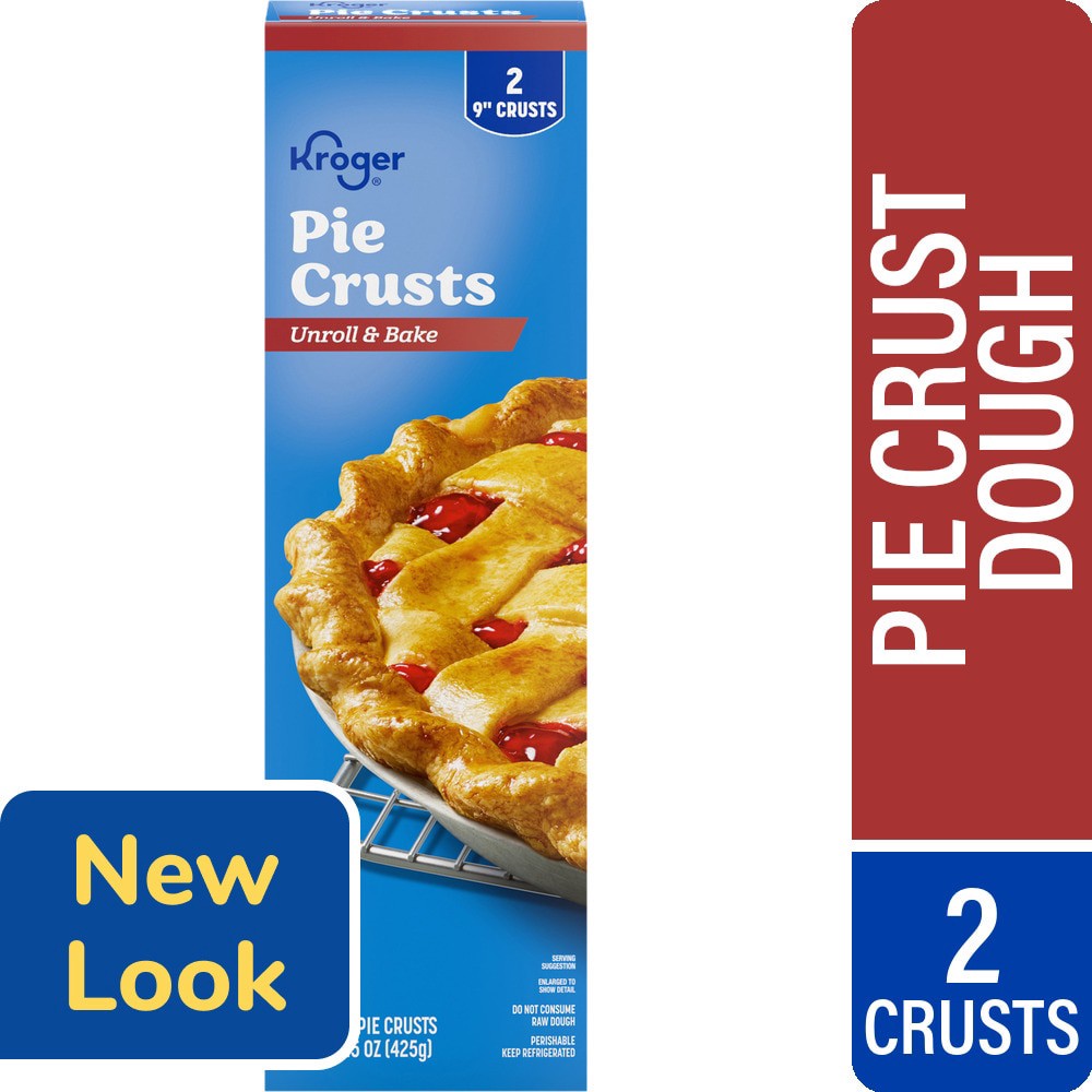 slide 3 of 4, Kroger Ready-To-Bake 9-Inch Pie Crusts, 2 ct; 15 oz
