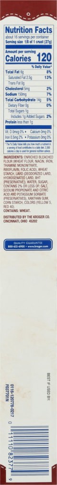 slide 5 of 5, Kroger Ready-To-Bake 9-Inch Pie Crusts, 2 ct; 15 oz