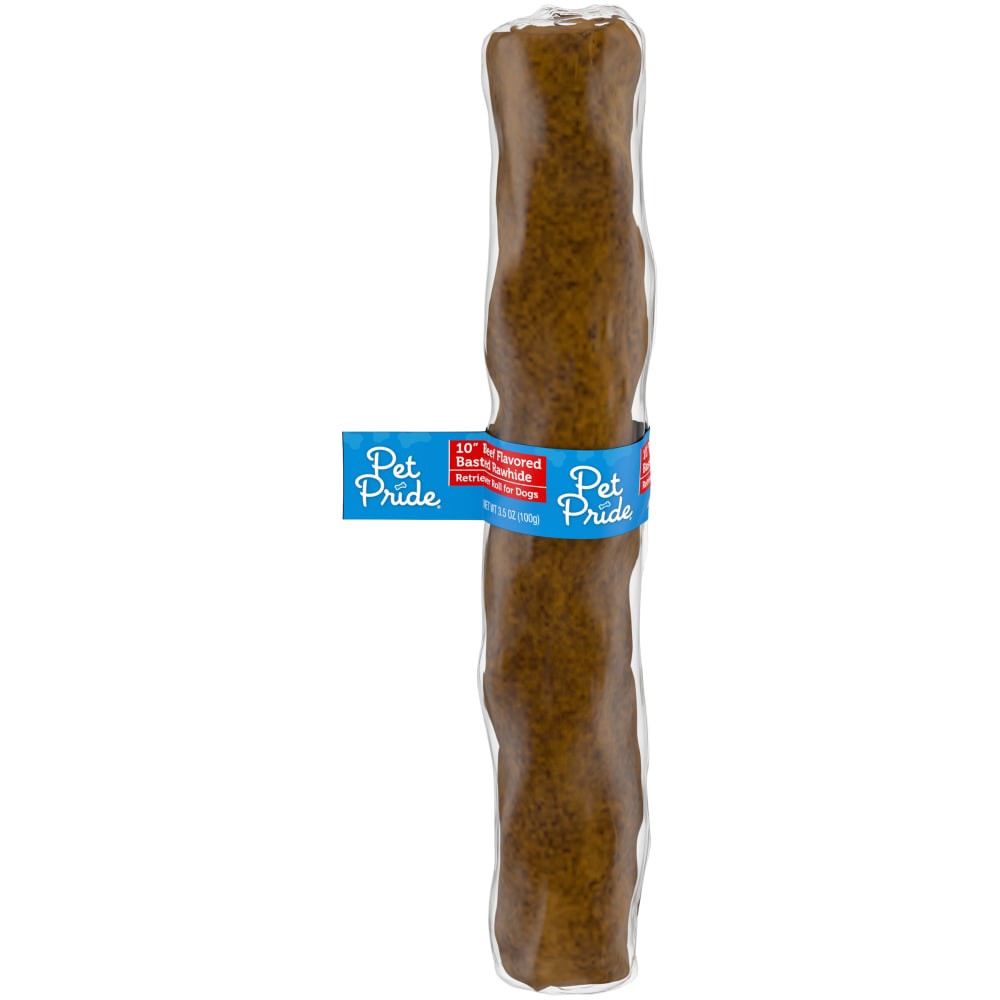 slide 3 of 3, Pet Pride Beef Flavor Basted Retriever Roll, 1 ct