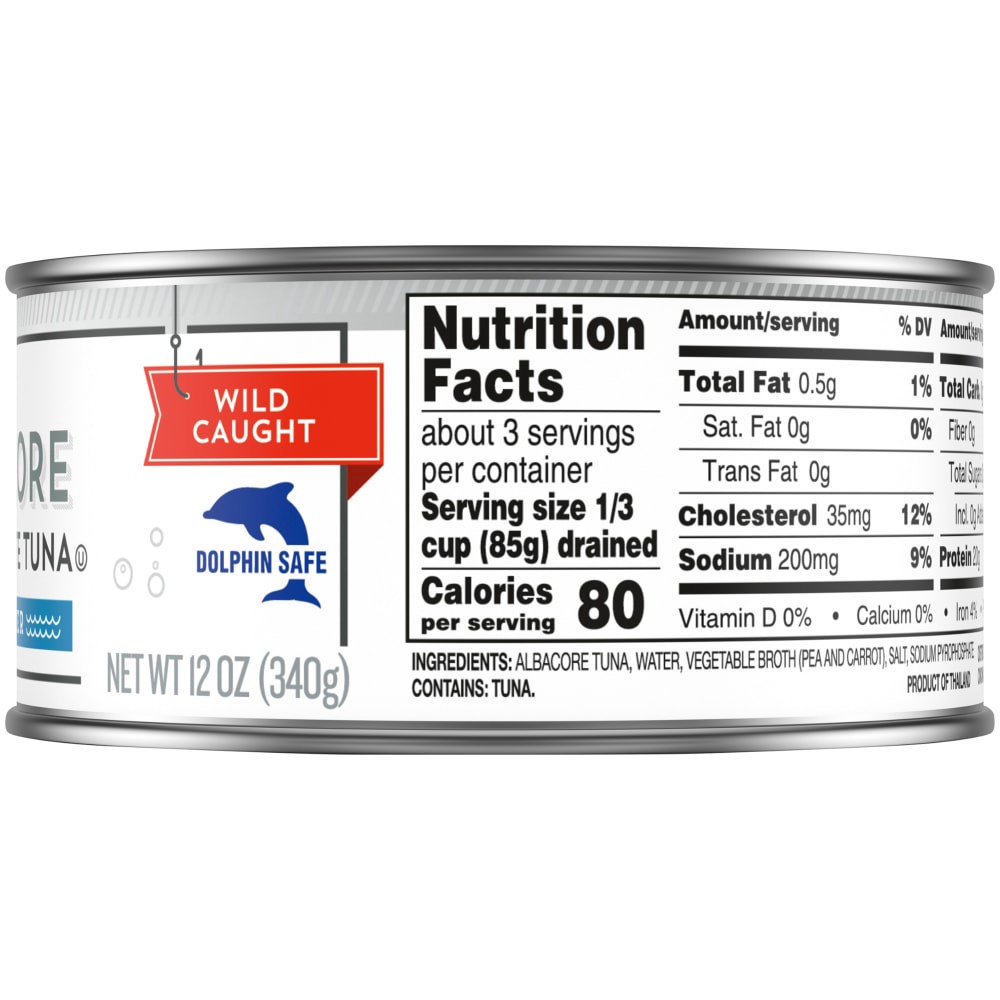 slide 2 of 4, Kroger Solid White Tuna in Water, 12 oz