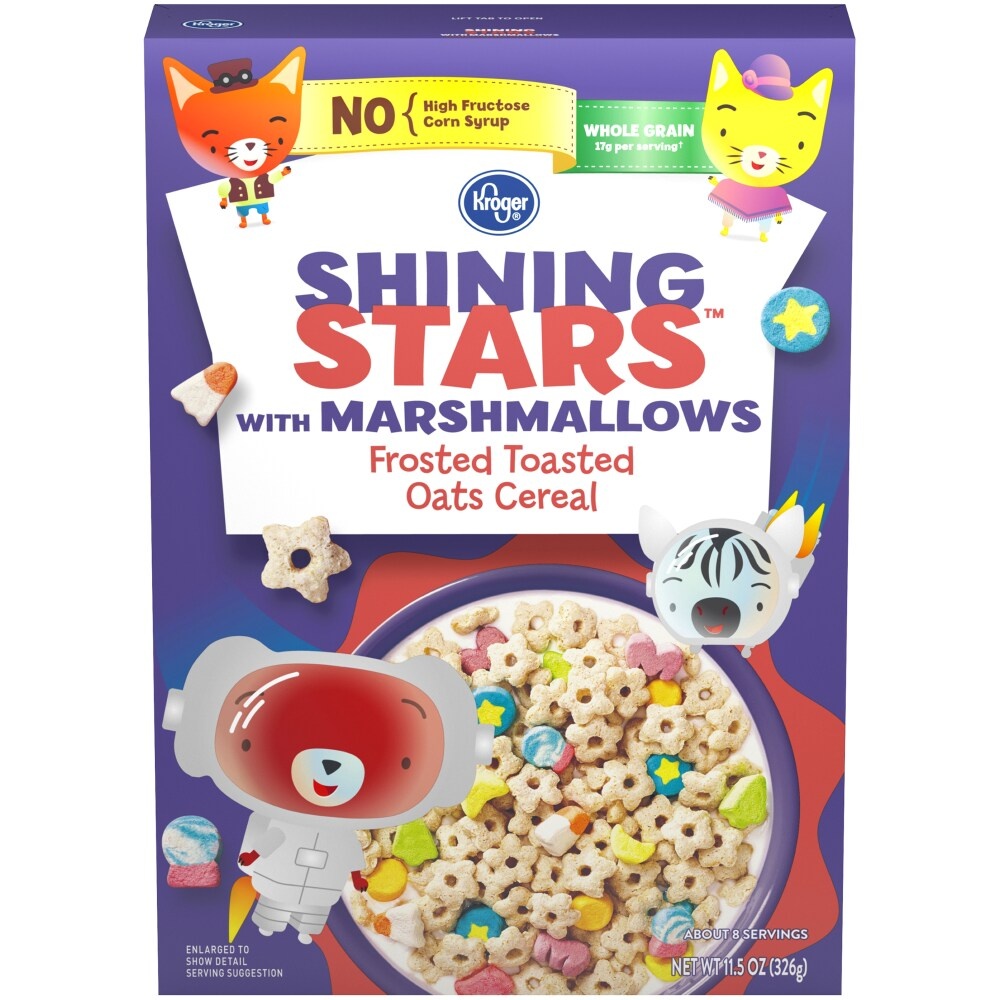 slide 1 of 1, Kroger Shining Stars with Marshmallows Cereal, 11.5 oz