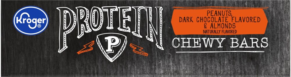 slide 2 of 6, Kroger Peanuts Dark Chocolate Flavored & Almonds Protein Chewy Bars, 5 ct; 1.42 oz