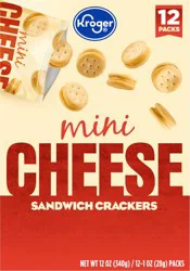 Kroger Mini Cheese Sandwich Crackers