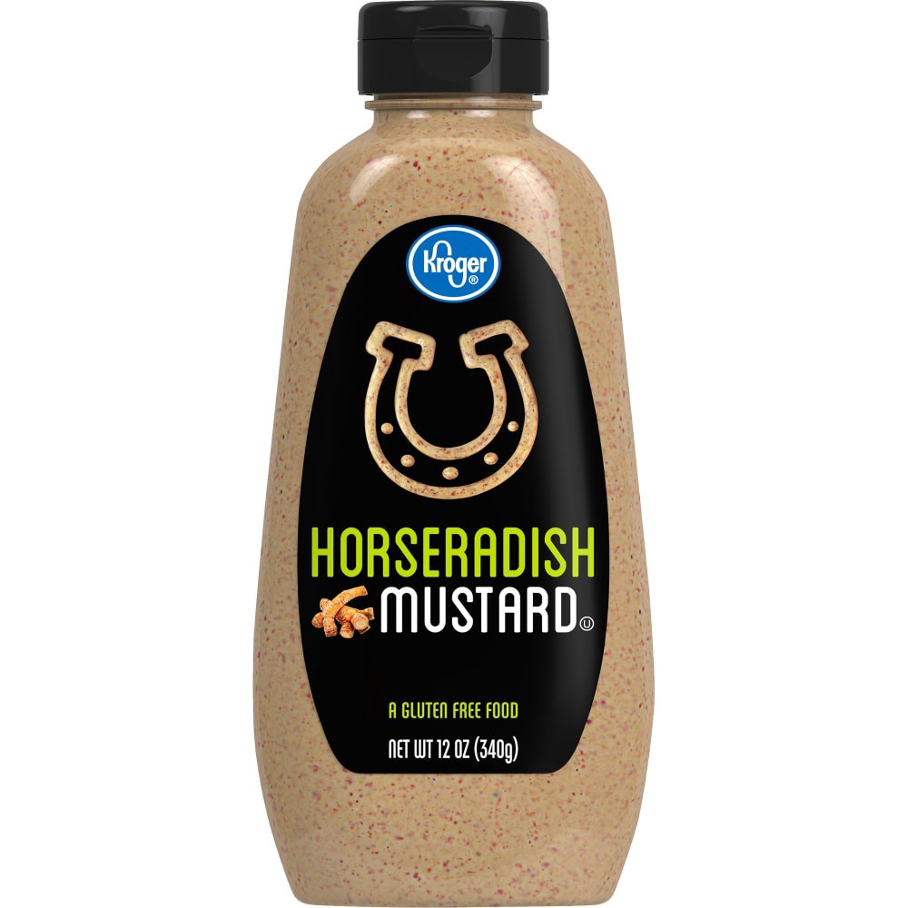 slide 4 of 4, Kroger Horseradish Mustard, 12 oz