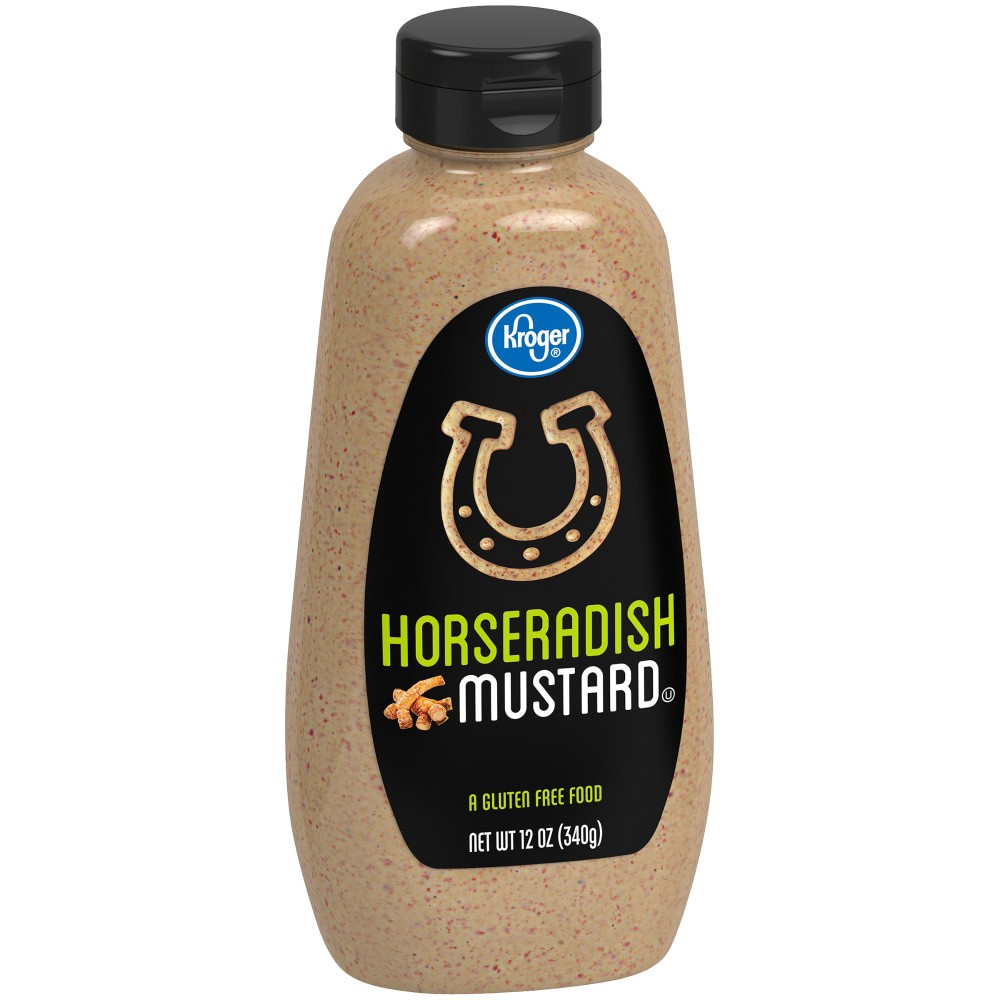 slide 3 of 5, Kroger Horseradish Mustard, 12 oz