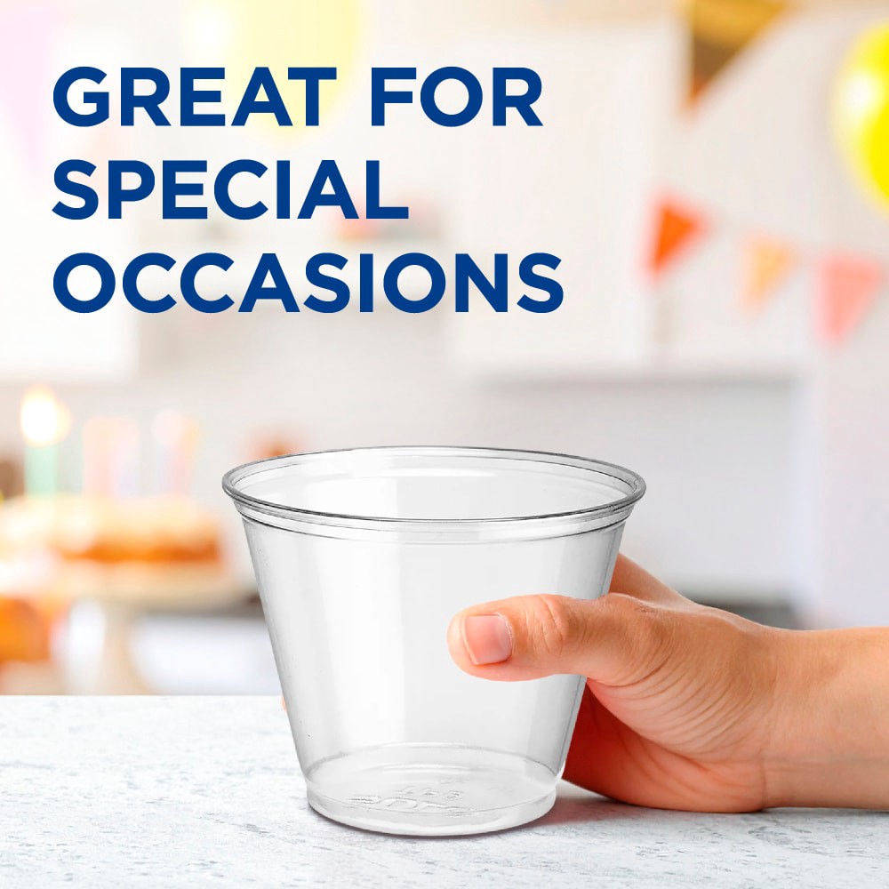 slide 2 of 4, Kroger Home Sense Clear Plastic Cups, 40 ct; 9 oz