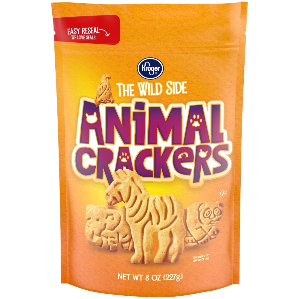 slide 1 of 1, Kroger Animal Crackers, 8 oz