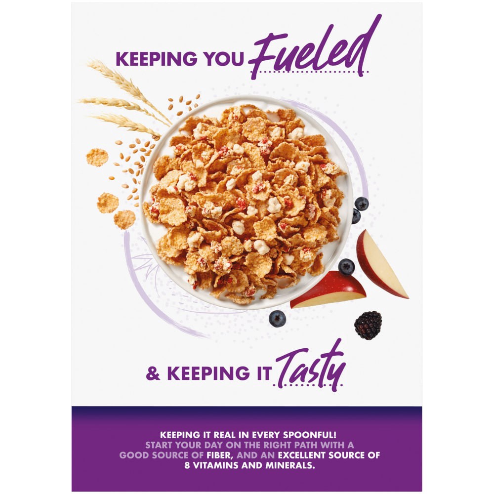 slide 3 of 5, Kroger Whole Grain Toasted Flakes With Fruits & Yogurt Cereal, 12.5 oz