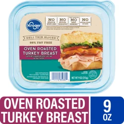 Kroger® Turkey Breast Oven Roasted Deli Thin Sliced, 9 oz