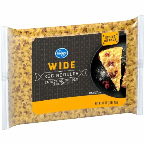 slide 2 of 5, Kroger Wide Egg Noodles, 16 oz