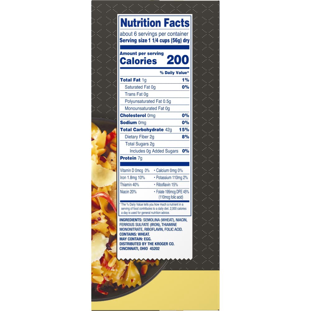slide 2 of 3, Kroger Bow Ties Pasta, 12 oz