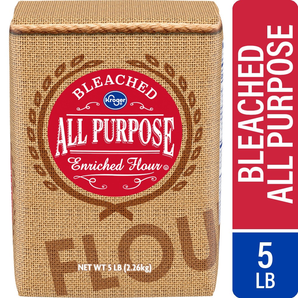 slide 3 of 4, Kroger All-Purpose Enriched Flour, 5 lb