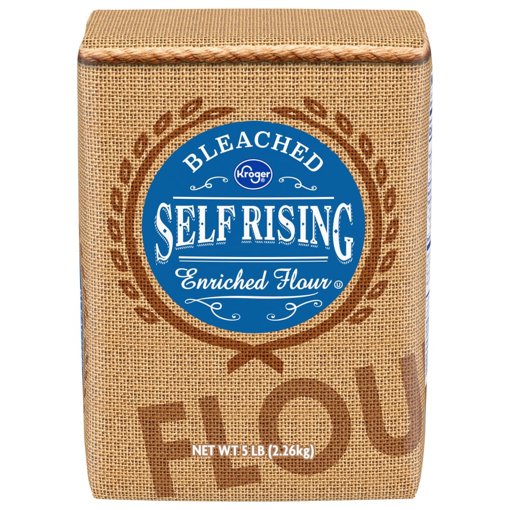 slide 1 of 4, Kroger Bleached Self Rising Enriched Flour, 5 lb