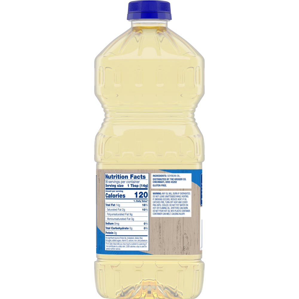 slide 4 of 5, Kroger Pure Vegetable Oil, 48 fl oz