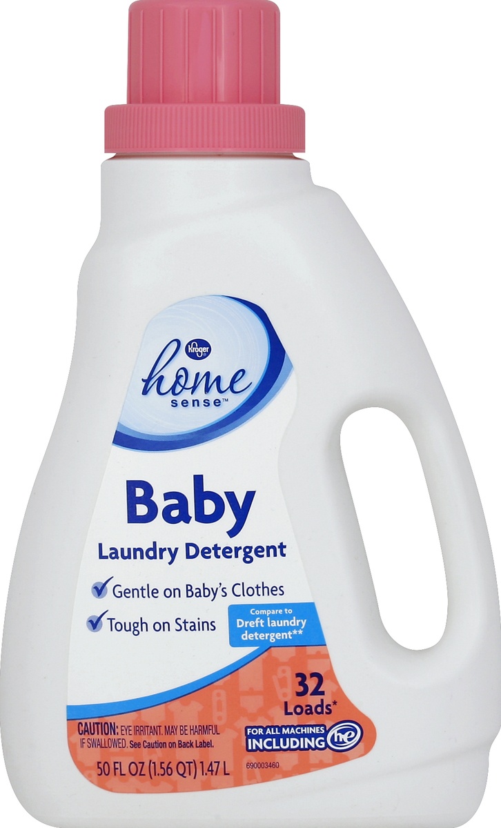 slide 2 of 2, Kroger Home Sense Baby Laundry Detergent, 50 fl oz