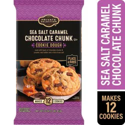 Private Selection Sea Salt Caramel Chocolate Chunk Cookie Dough
