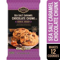 Private Selection Sea Salt Caramel Chocolate Chunk Cookie Dough