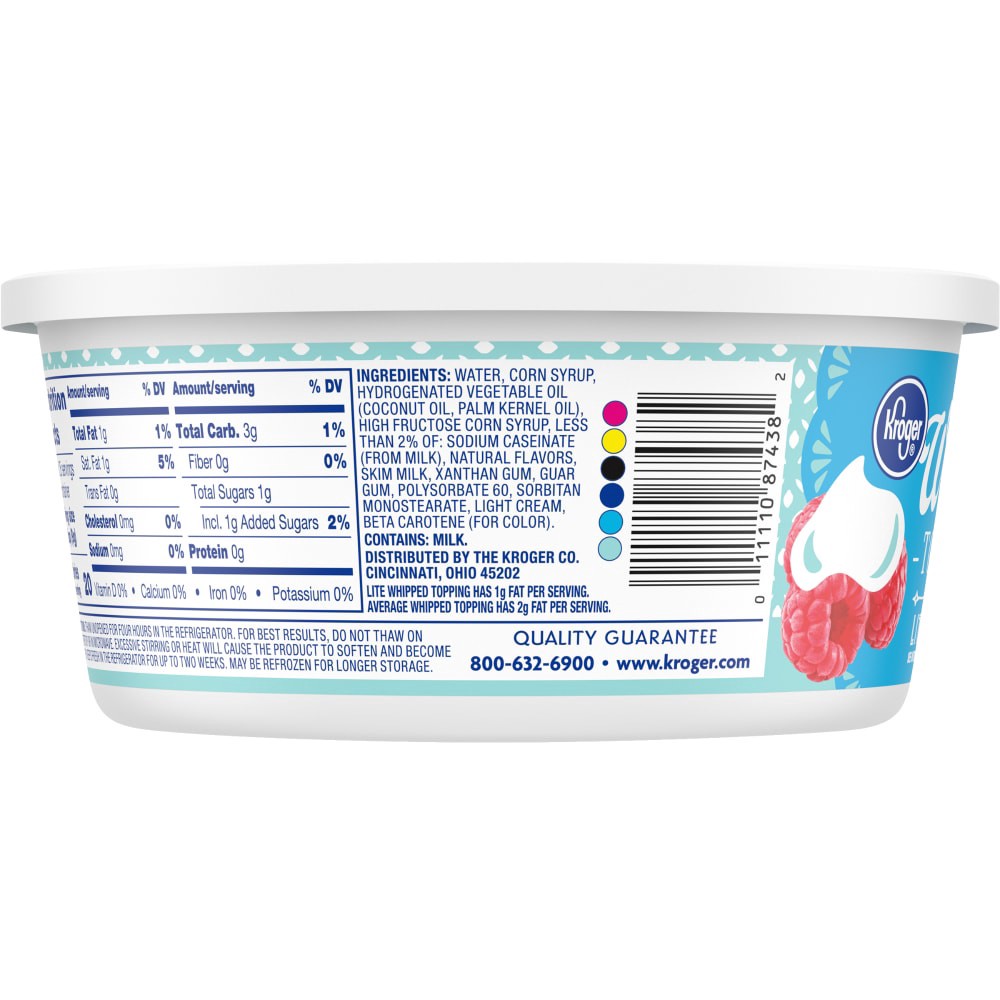 slide 3 of 4, Kroger Lite Whipped Topping, 8 oz