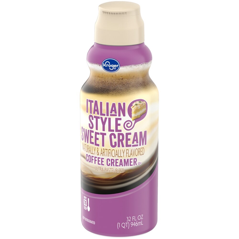slide 2 of 4, Kroger Coffee Creamer Italian Sweet Cream, 32 fl oz