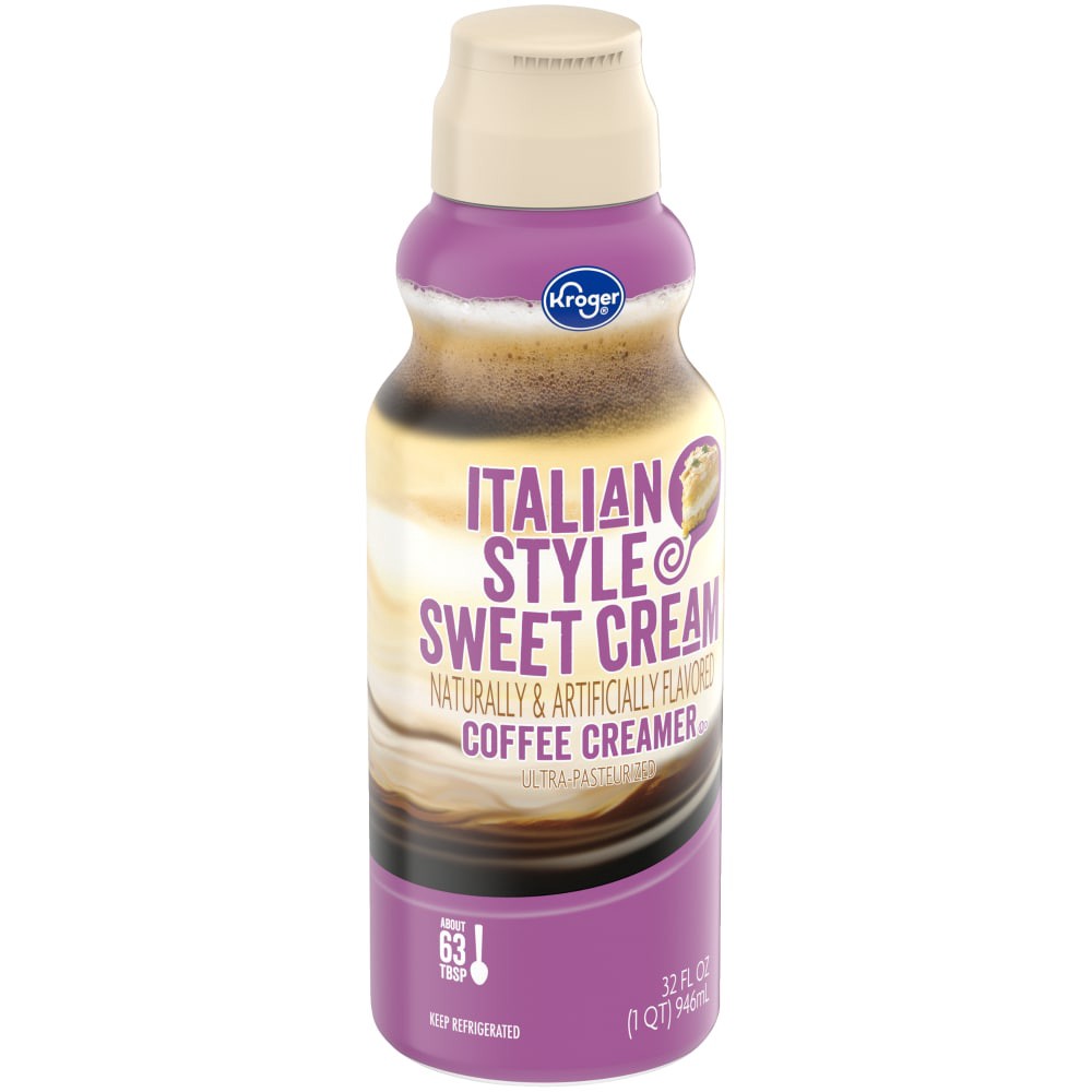 slide 4 of 4, Kroger Coffee Creamer Italian Sweet Cream, 32 fl oz