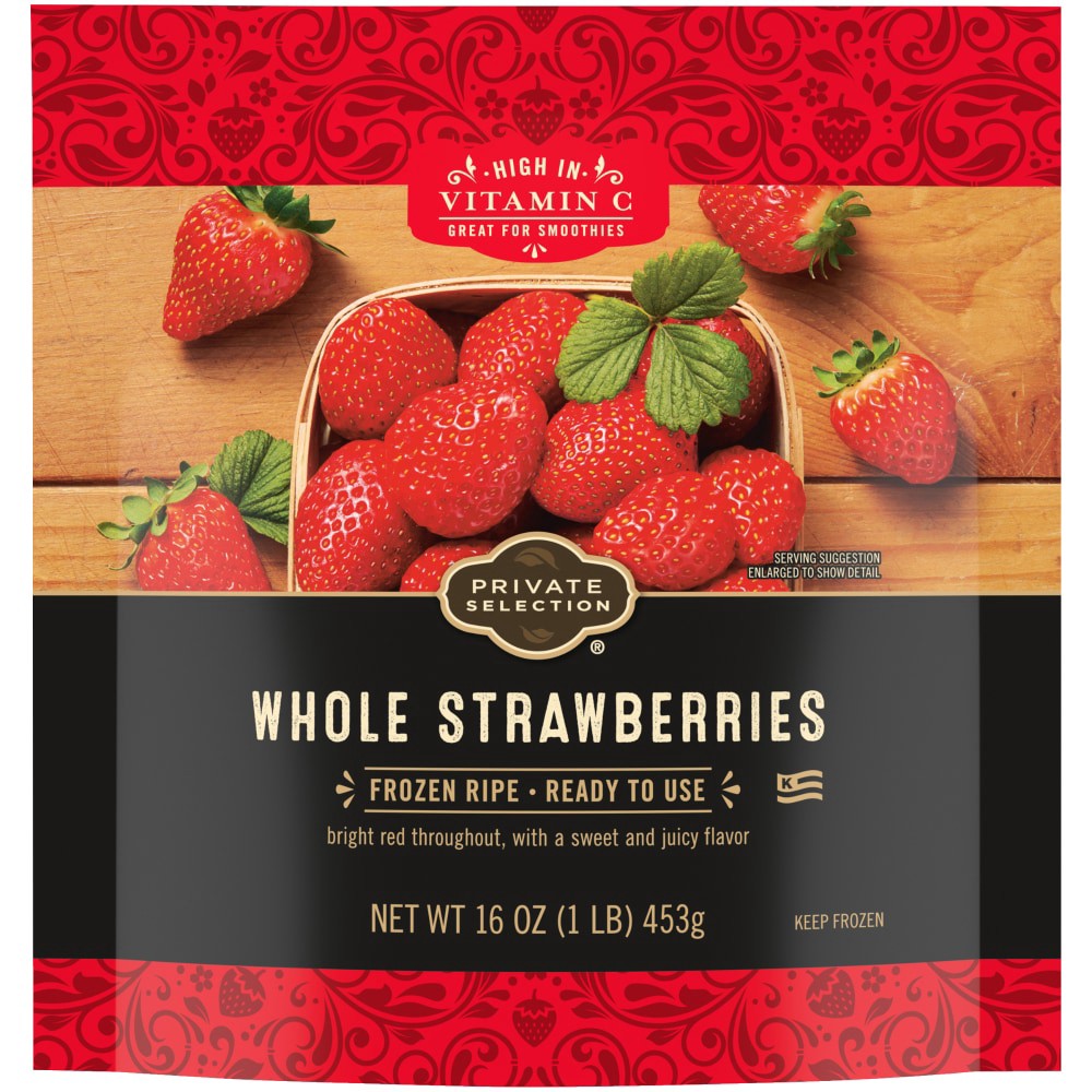 slide 2 of 4, Private Selection Whole Strawberries, 16 oz