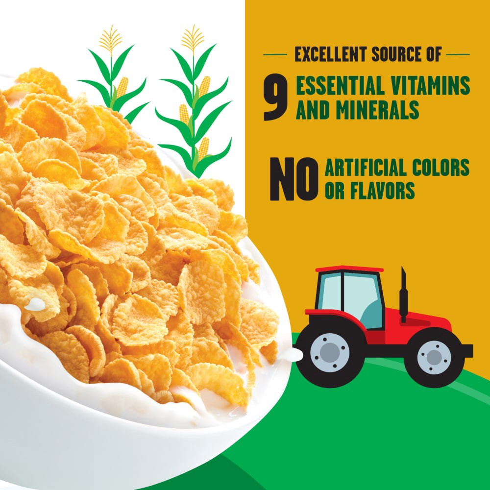 slide 2 of 3, Kroger Corn Flakes, 18 oz