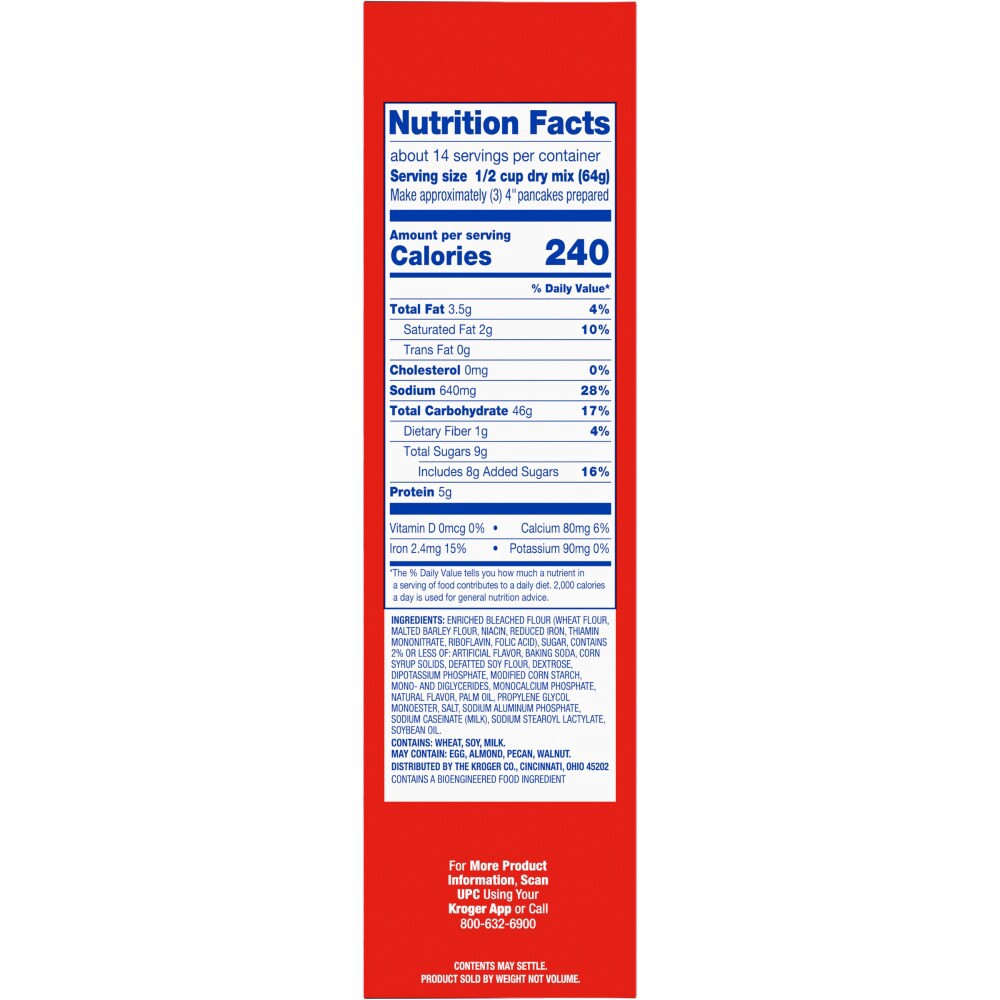 slide 2 of 5, Kroger Complete Original Pancake & Waffle Mix, 32 oz