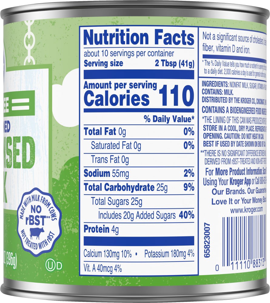 slide 2 of 4, Kroger Fat Free Sweetened Condensed Milk, 14 oz