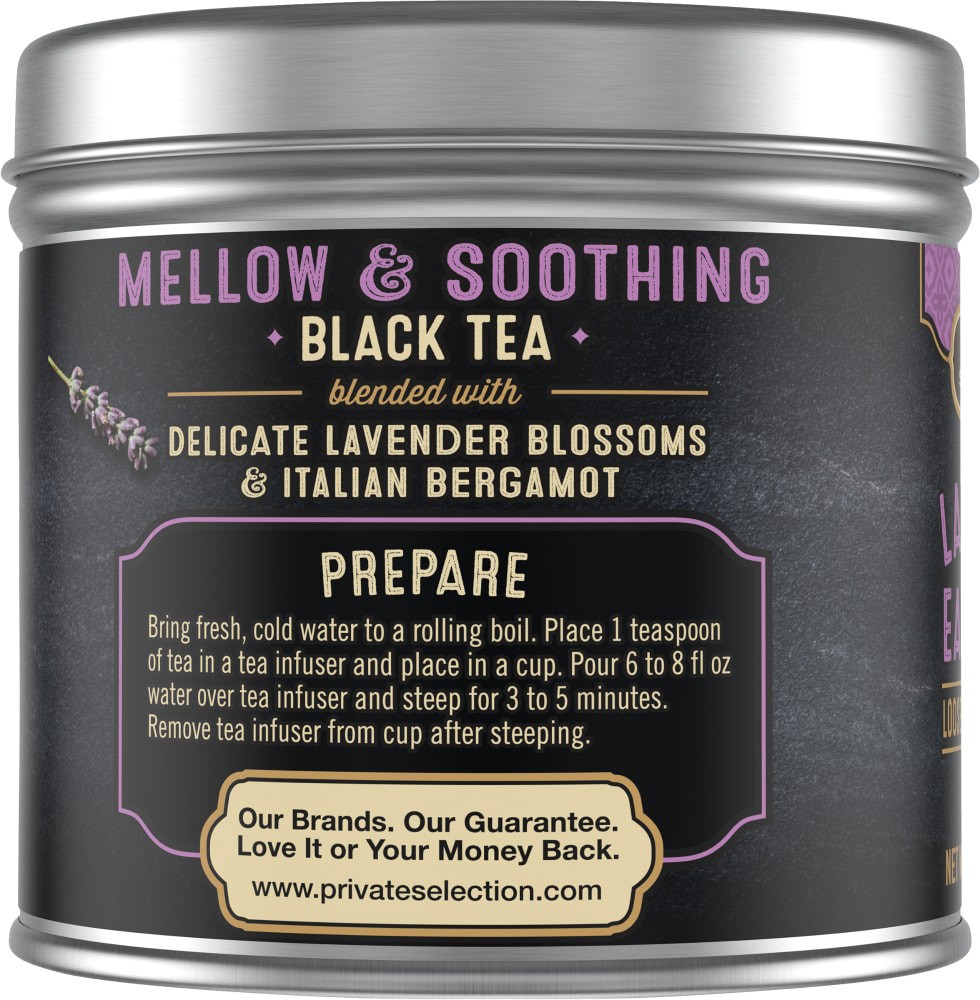 slide 3 of 3, Private Selection Lavender Earl Grey Black Loose Leaf Tea - 3.17 oz, 3.17 oz