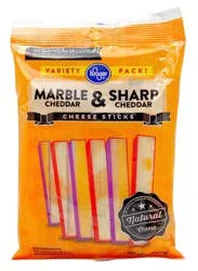 Kroger Marble & Sharp Cheddar Cheese Sticks