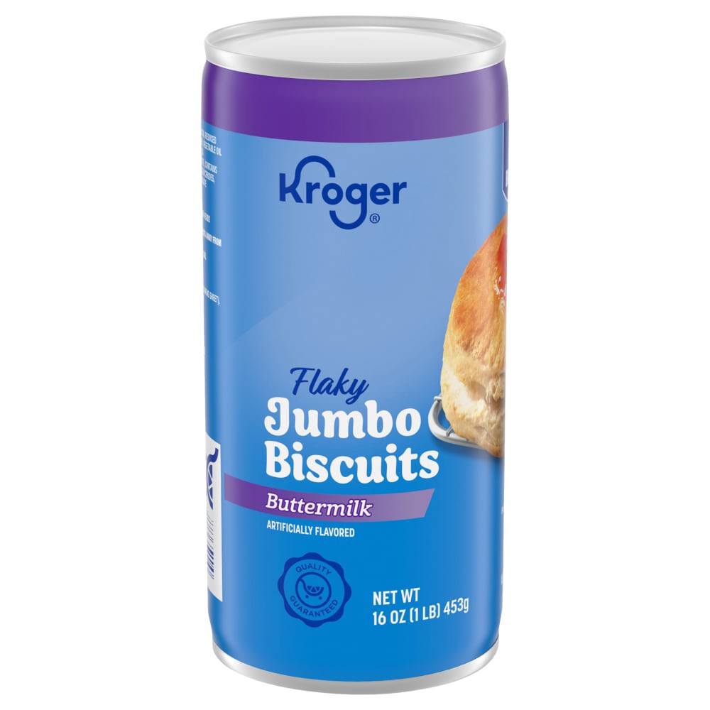 slide 2 of 4, Kroger Flaky Buttermilk Jumbo Biscuits, 8 ct; 16 oz